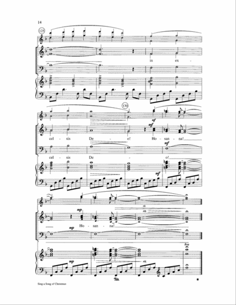 Sing a Song of Christmas 3-Part scores gallery preview page 14