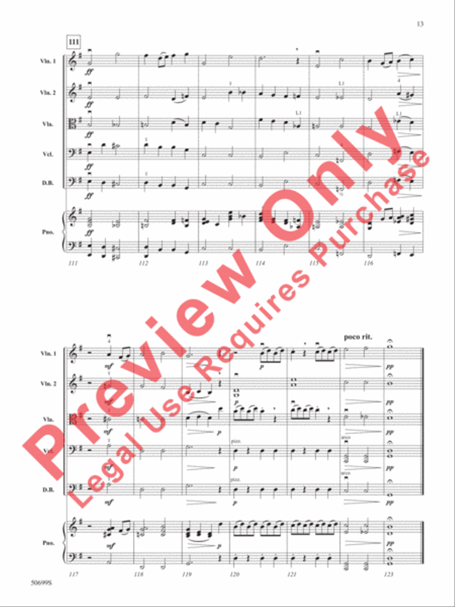 Highlights from The Wizard of Oz String Orchestra scores gallery preview page 14
