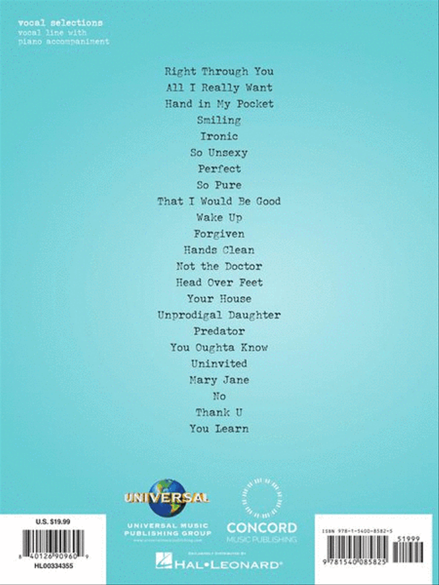 Jagged Little Pill Voice scores gallery preview page 9