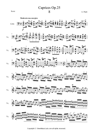 A. Piatti : Caprices Op.25 No.8