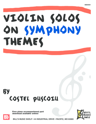 Book cover for Violin Solos on Symphony Themes