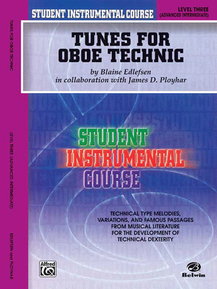 Book cover for Student Instrumental Course Tunes for Oboe Technic