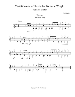 Variations on a Theme by Tommie Wright