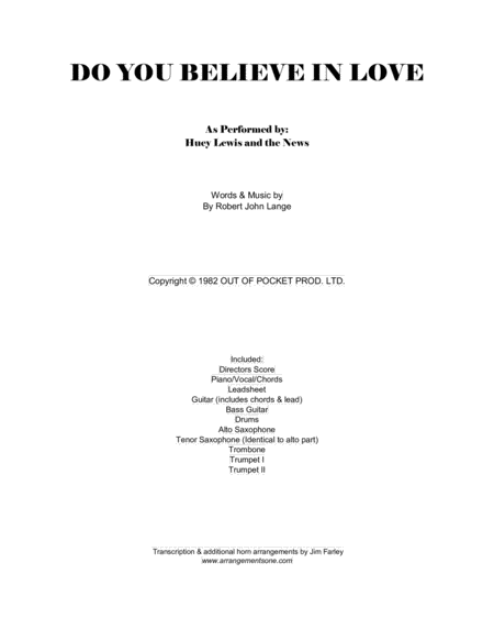 Do You Believe In Love image number null