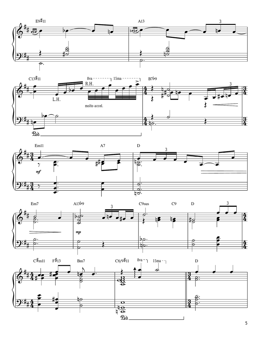 Little Girl Blue Little Girl Blue Piano scores gallery preview page 5