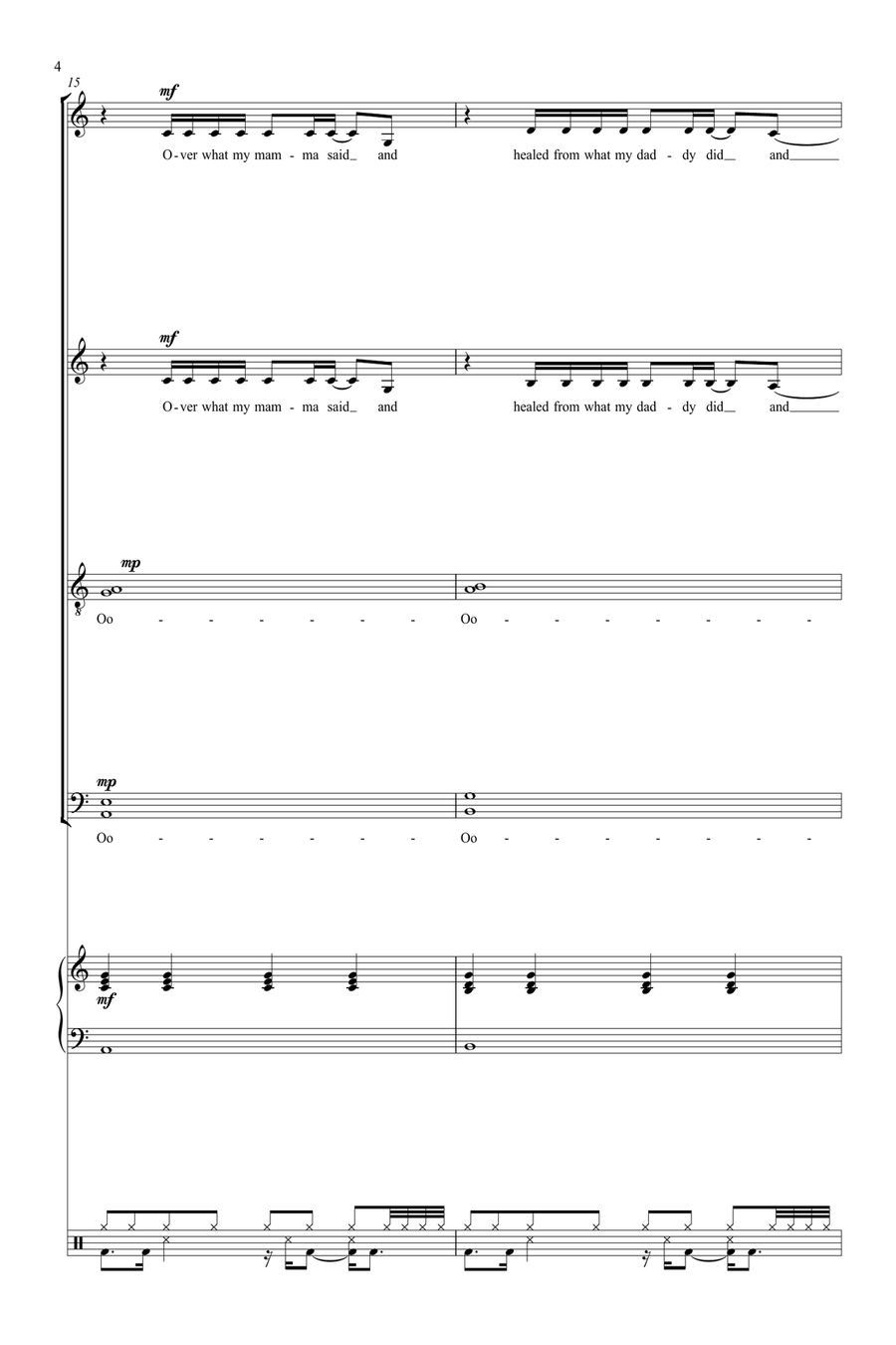 Imagine Me 4-Part scores gallery preview page 4
