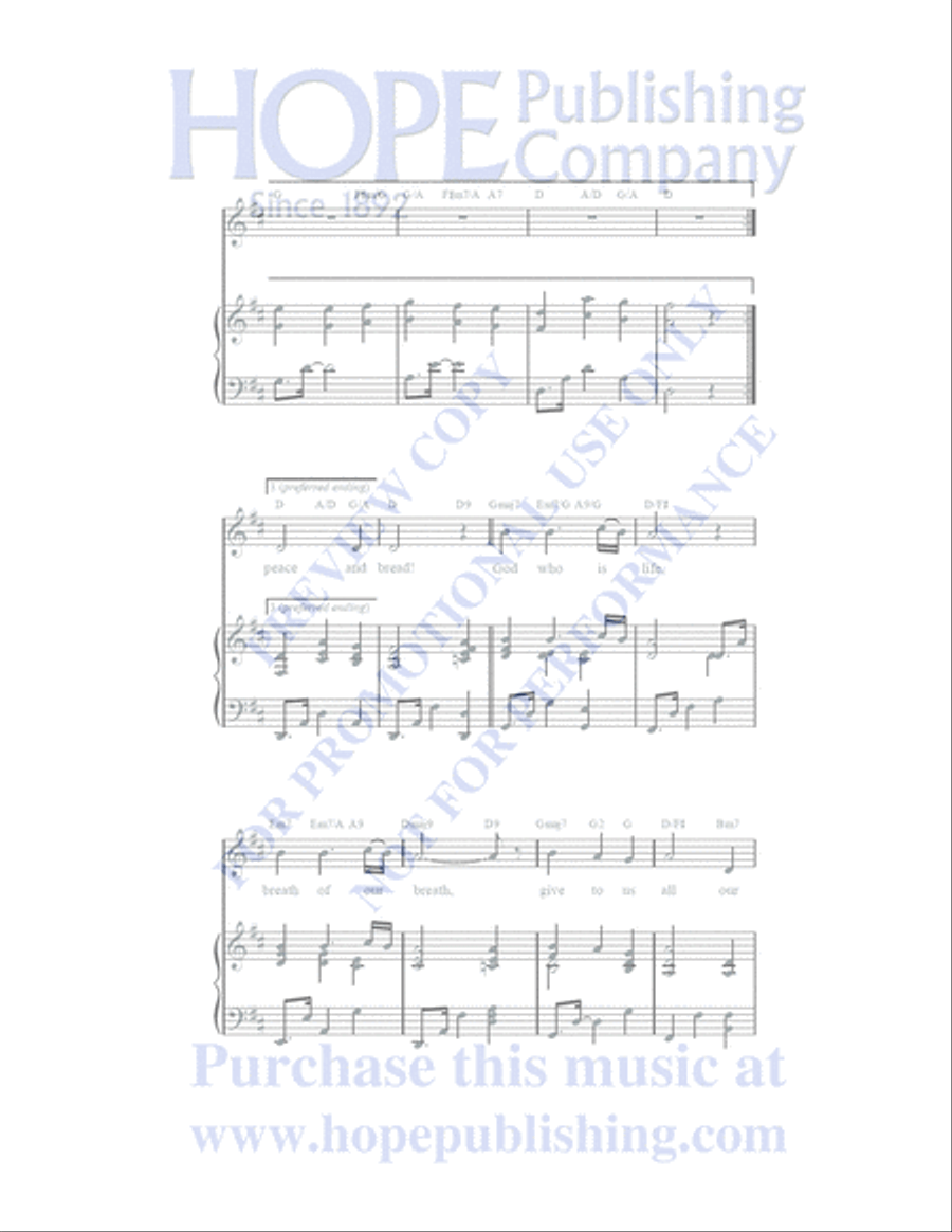 A Place at the Table Choir scores gallery preview page 53