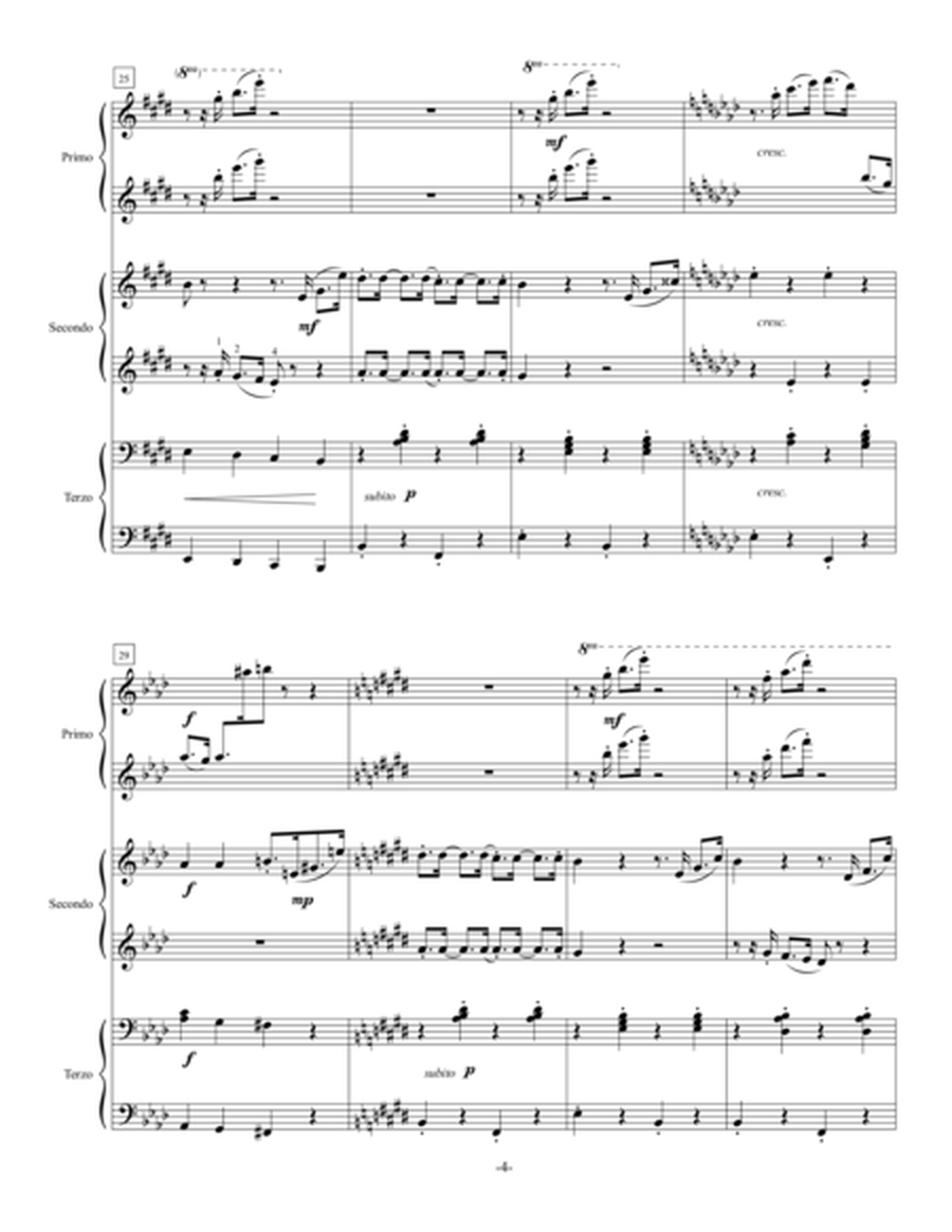 Aristocrat Rag - Piano Trio (1 Piano, 6 Hands) image number null