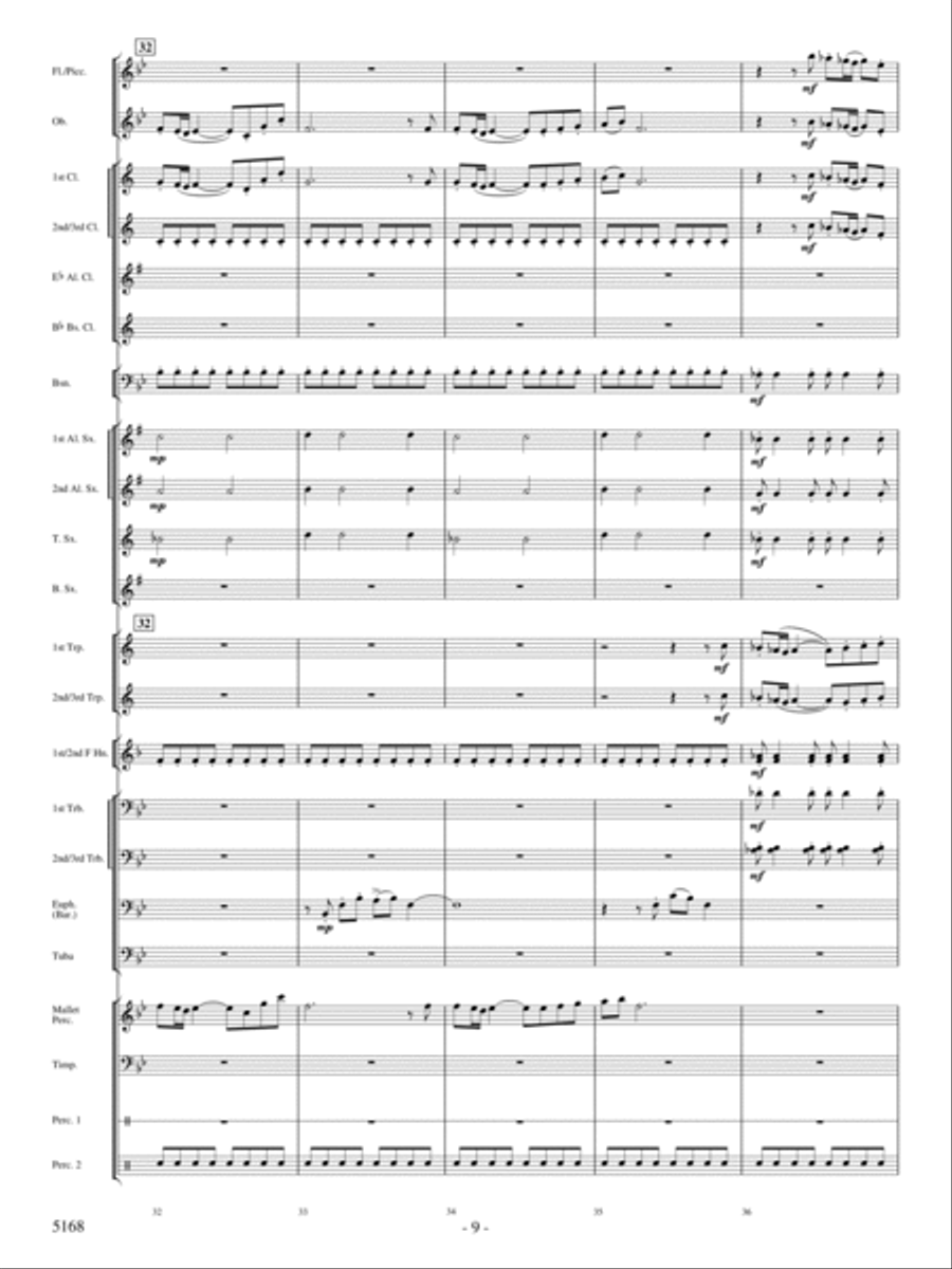 Brule River Celebration Concert Band scores gallery preview page 8