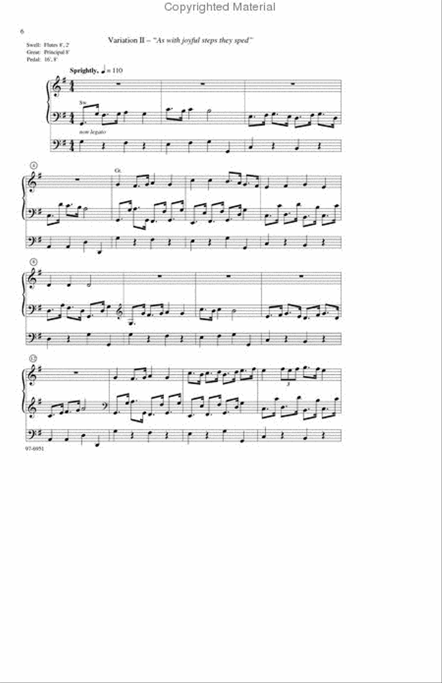 He Comes to Us Organ scores gallery preview page 3