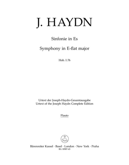 Haydn - Symphony E Flat Major Hob I:76 Wind Set