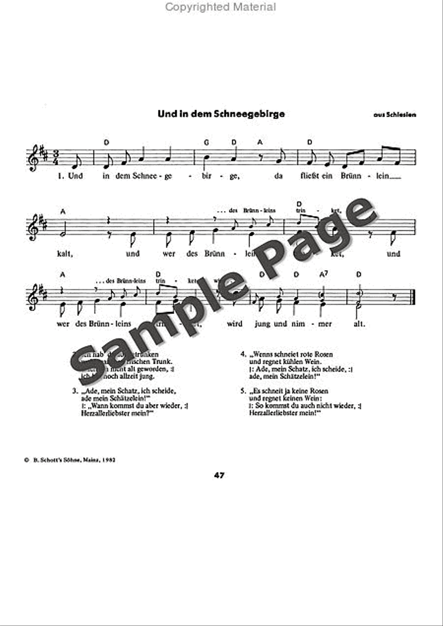 Es tonen die Lieder Recorder scores gallery preview page 48