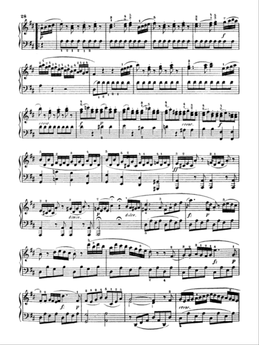 Clementi: Six Sonatinas, Op. 36, No. 6 Piano Solo scores gallery preview page 3
