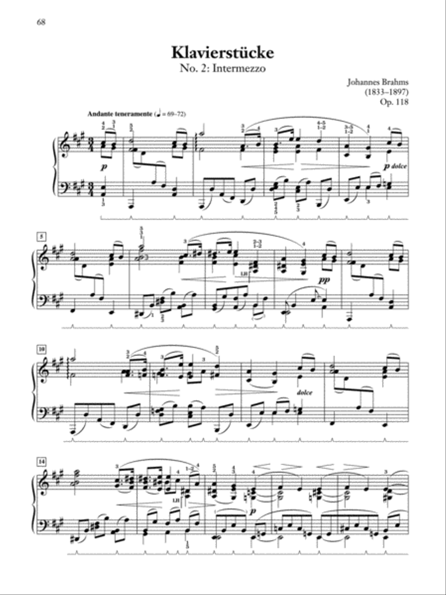 22 Selected Piano Works Piano Solo scores gallery preview page 4