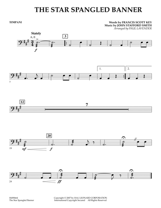 Star Spangled Banner - Timpani