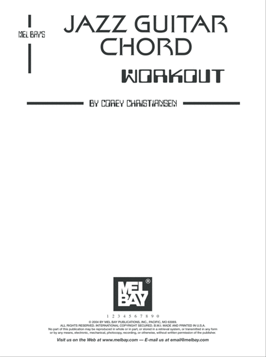 Jazz Guitar Chord Workout Electric Guitar scores gallery preview page 2