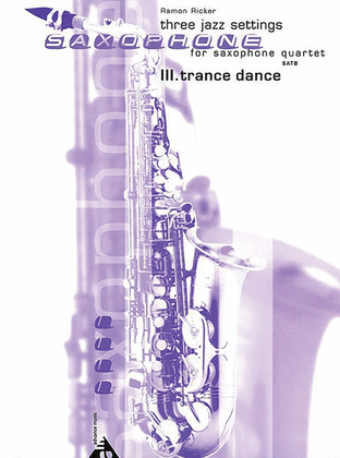 Book cover for Three Jazz Settings -- III. Trance Dance