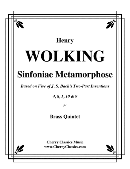 Sinfoniae Metamorphose for Brass Quintet