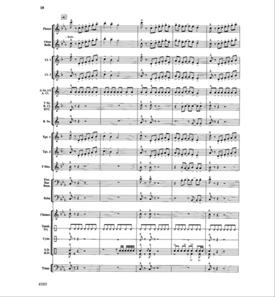 Copper Mountain Legend Concert Band scores gallery preview page 11