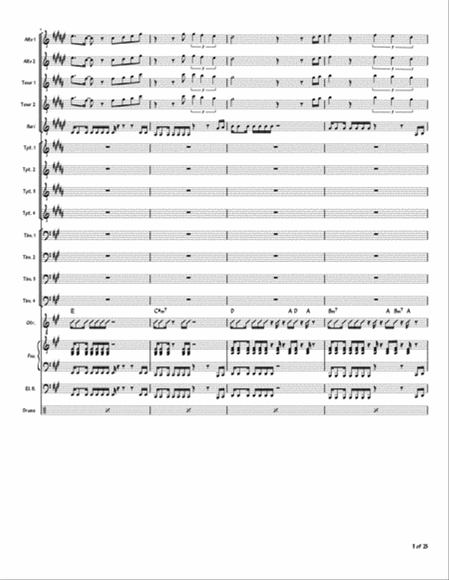 Something About You Something About You Jazz Ensemble scores gallery preview page 4