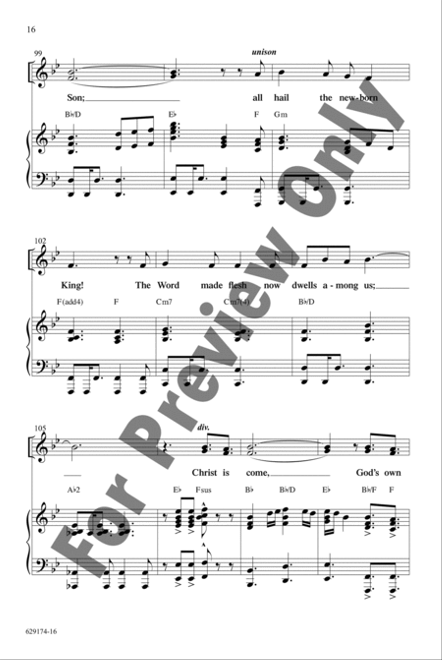 Noel, Christ Is Born! - Choral Book Unison Choir scores gallery preview page 19
