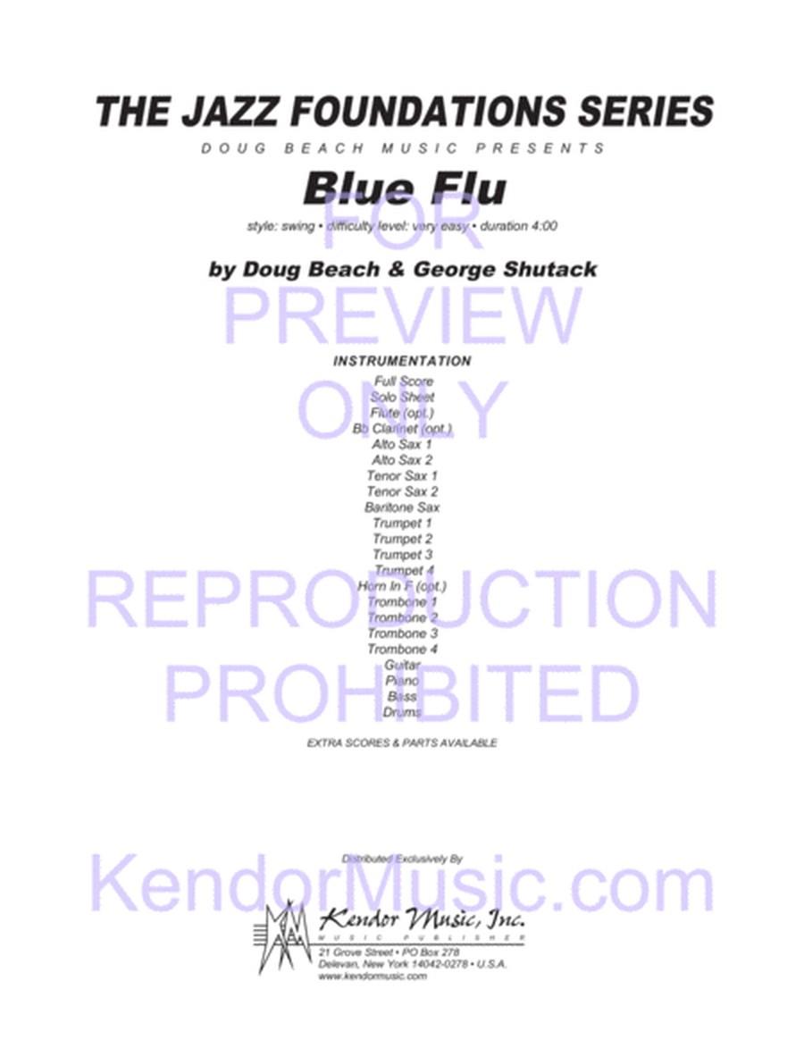 Blue Flu (Full Score)