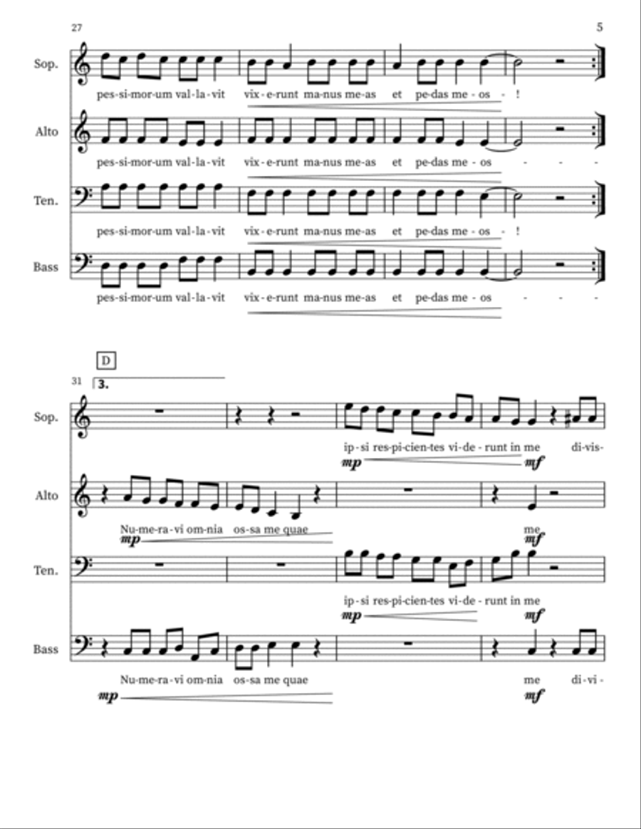 Eli, Eli! 4-Part scores gallery preview page 5