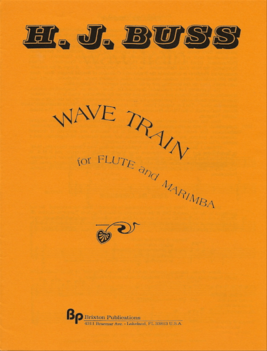 Wave Train Wave Train Flute scores gallery preview page 1