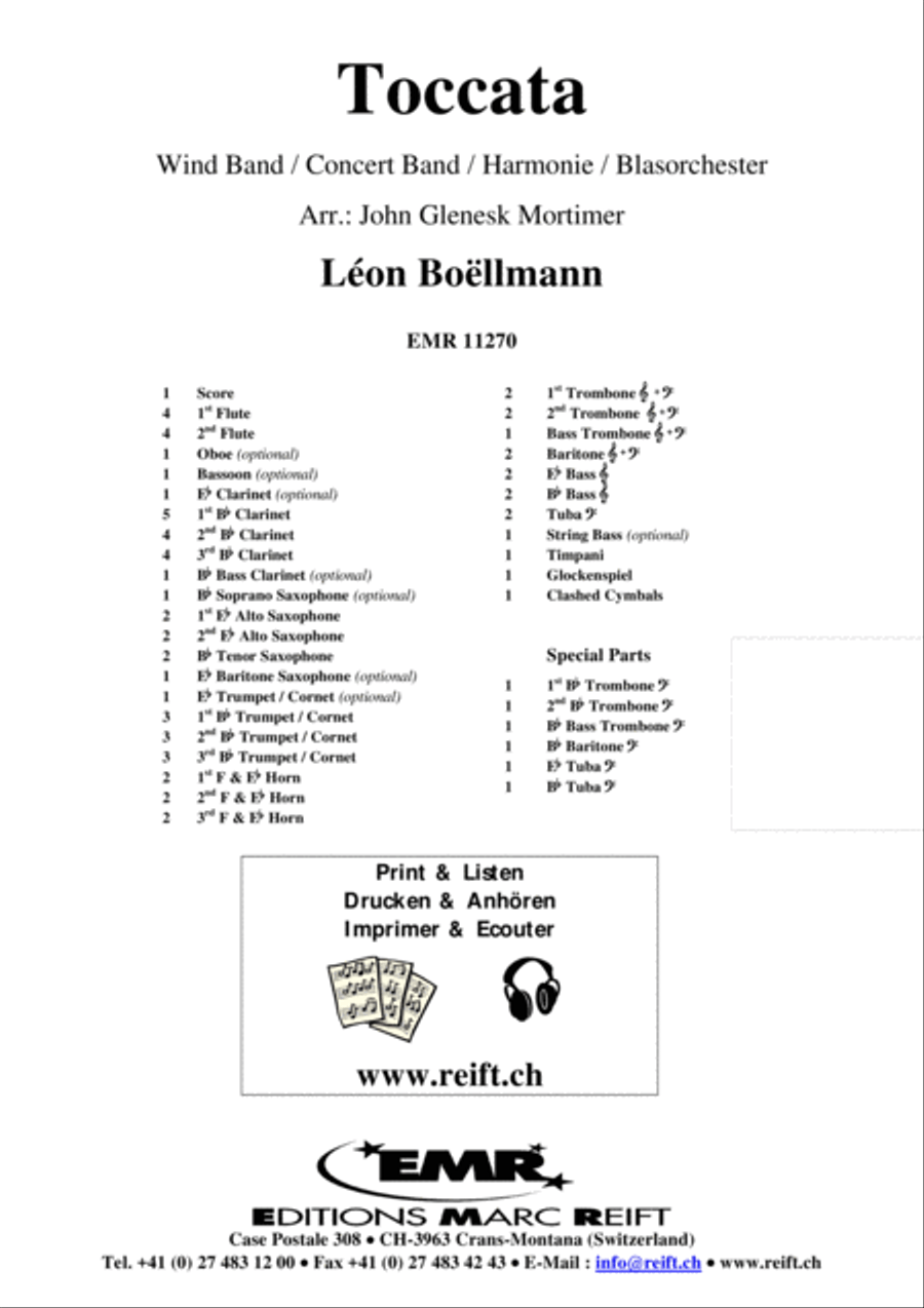 Toccata Toccata Concert Band scores gallery preview page 2
