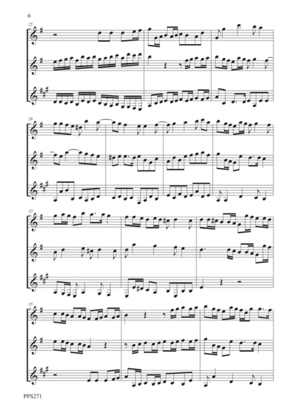 ALBINONI: TRIO SONATA IN G MAJOR OPUS 1 No. 7 for flute, oboe & clarinet
