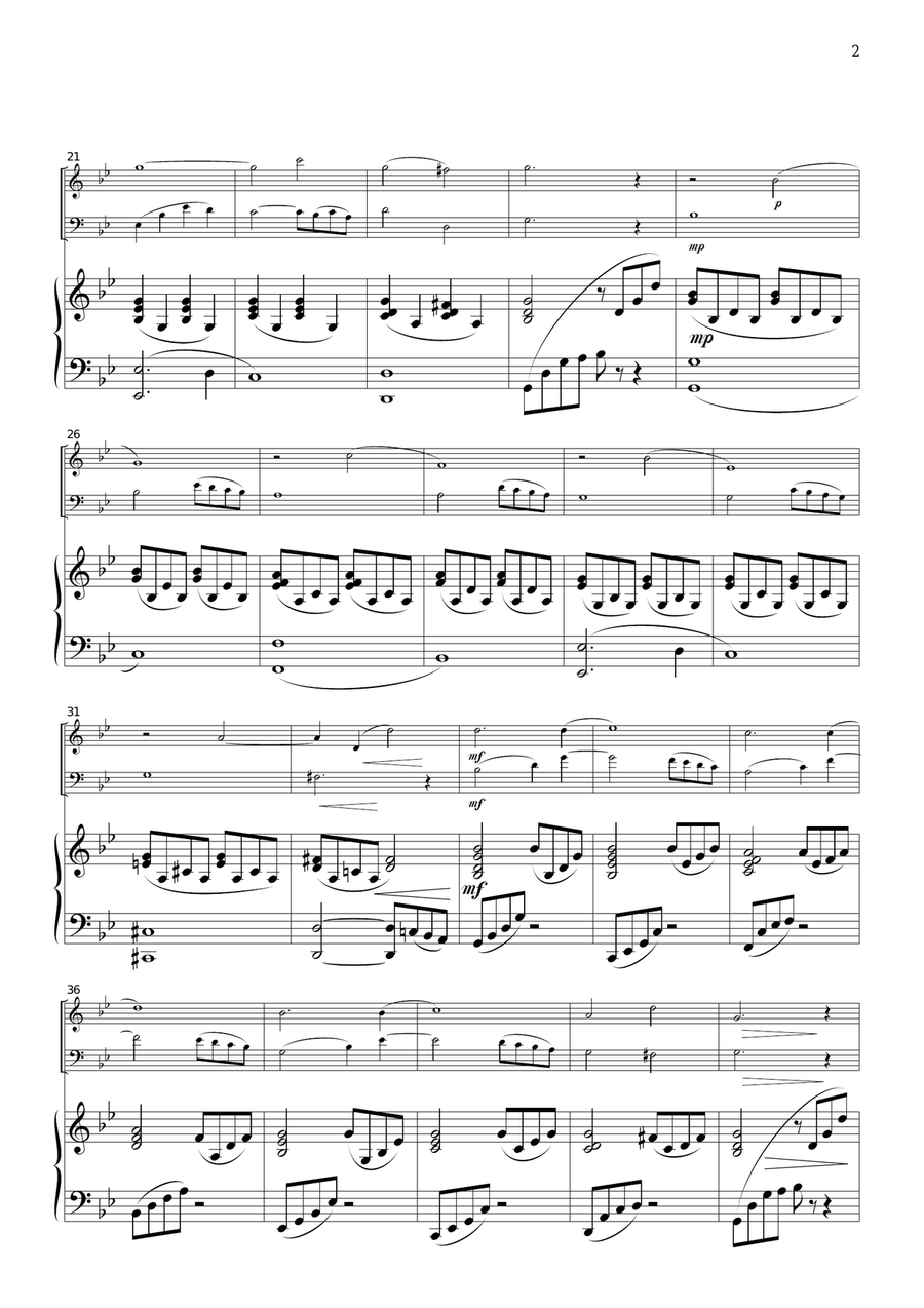 Caccini Ave Maria, for piano trio, PC002