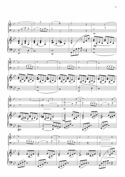 Caccini Ave Maria, for piano trio, PC002 Piano Trio - Digital Sheet Music