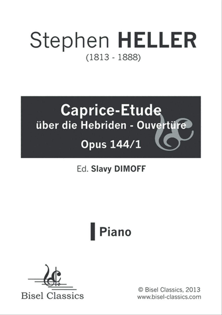 Caprice Etude uber die Hebriden Ouverture, Opus 144-1 Piano Method scores gallery preview page 3