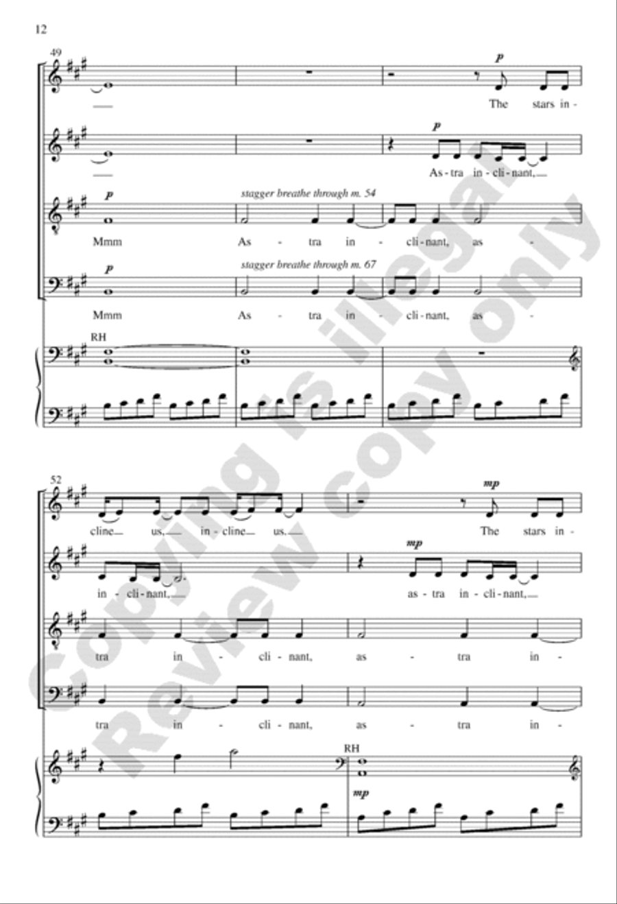 Choose Love (Choral Score) Divisi scores gallery preview page 12