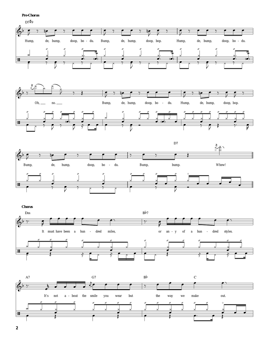 Hump De Bump Drum Set scores gallery preview page 2