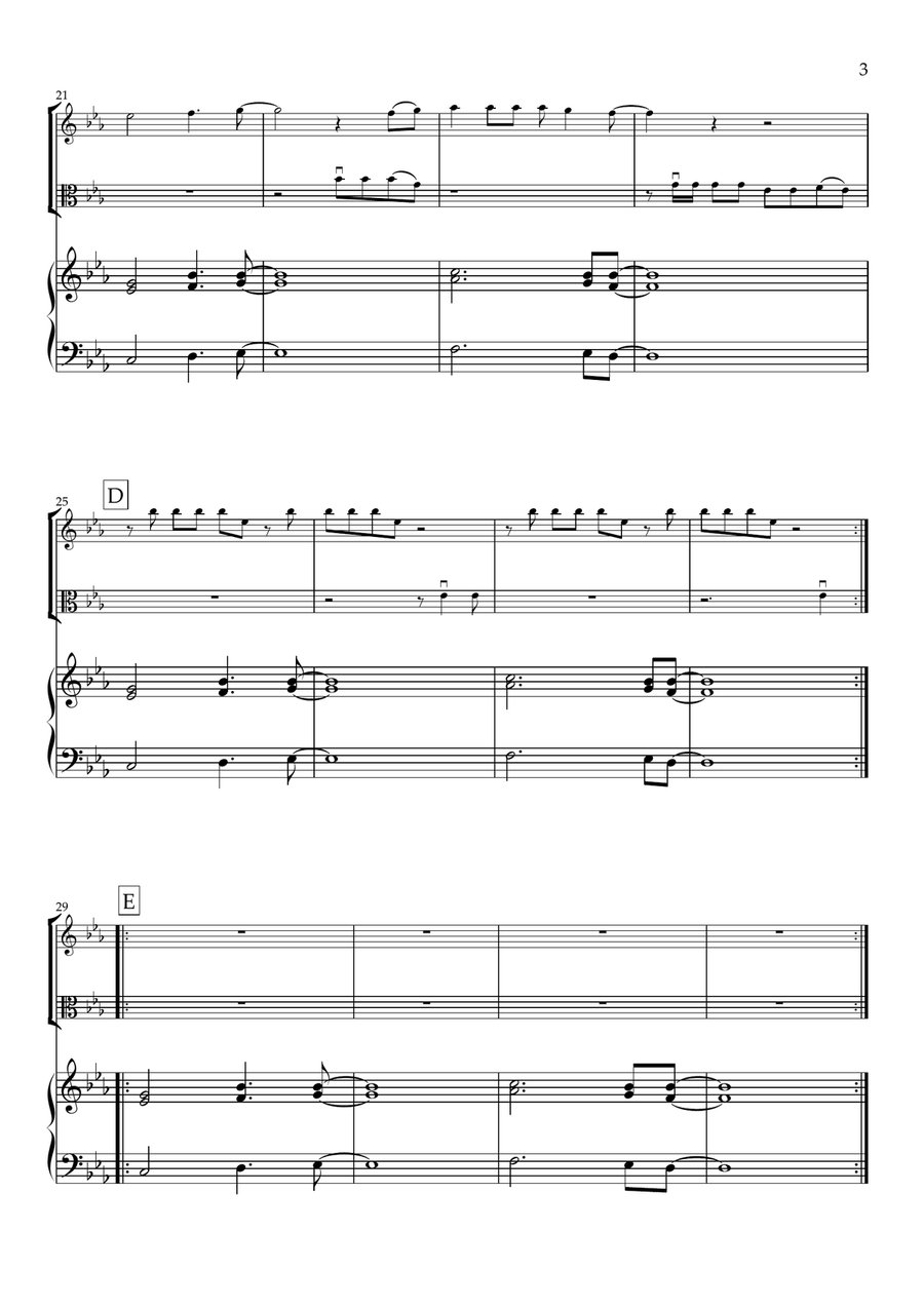All My Life Chamber Music scores gallery preview page 3