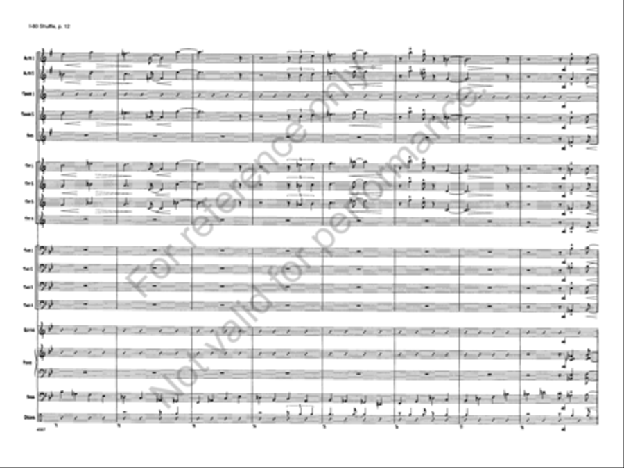 I-80 Shuffle I-80 Shuffle Jazz Ensemble scores gallery preview page 12