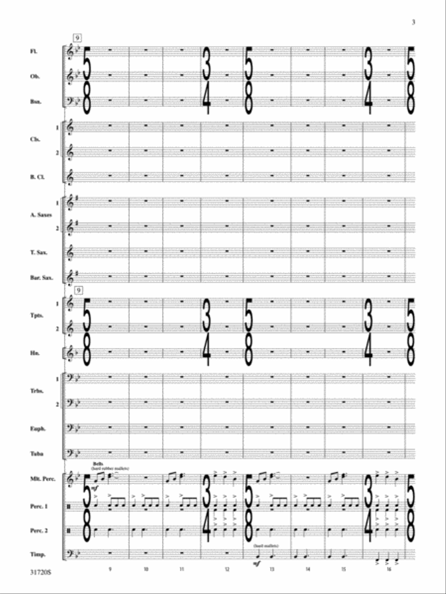 Pony Express Concert Band scores gallery preview page 3
