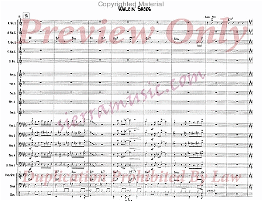 Walkin' Shoes Jazz Ensemble scores gallery preview page 9