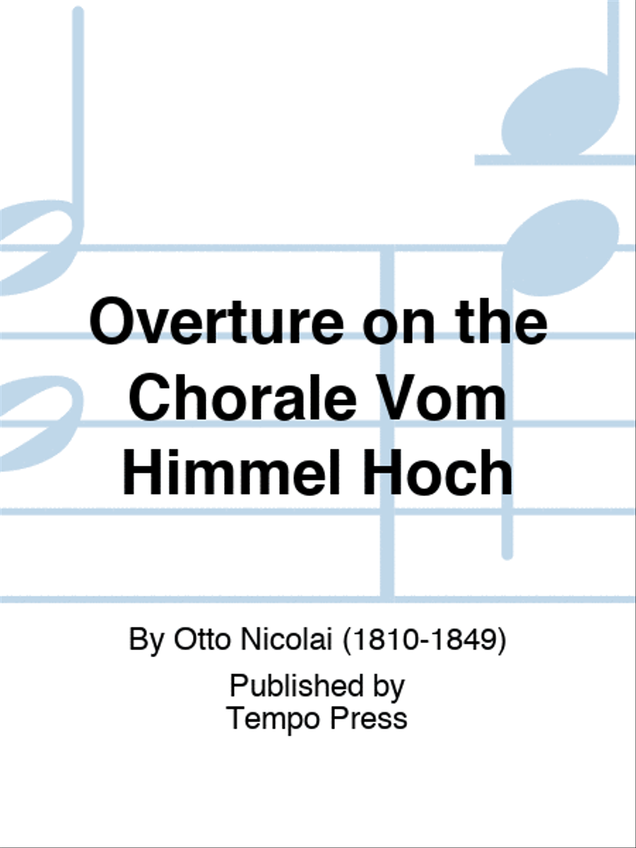 Overture on the Chorale Vom Himmel Hoch Choir scores gallery preview page 1