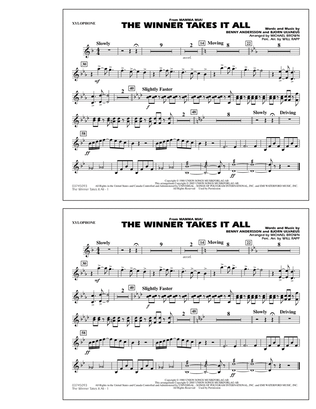 Book cover for The Winner Takes It All (from "Mamma Mia!") - Xylophone