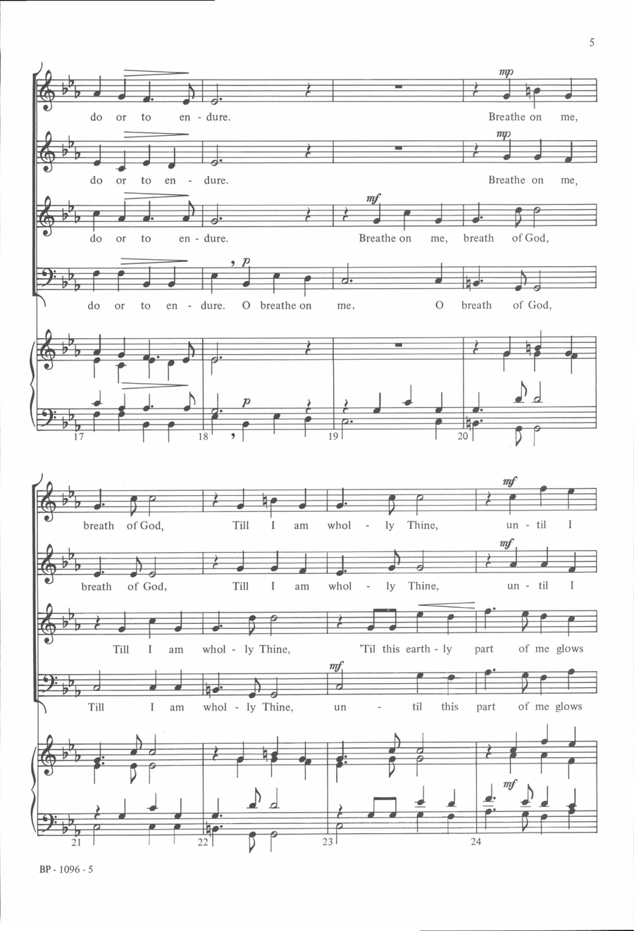 Breath of God 4-Part scores gallery preview page 4