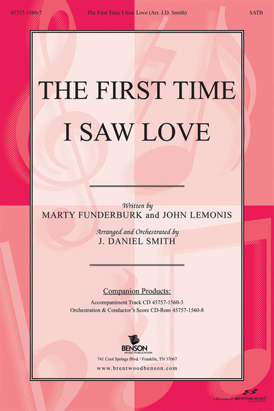 The First Time I Saw Love (Orchestra Parts and Conductor's Score, CD-ROM)