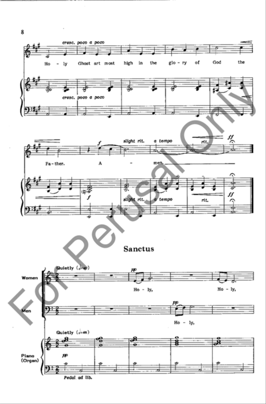 Mass 4-Part scores gallery preview page 7