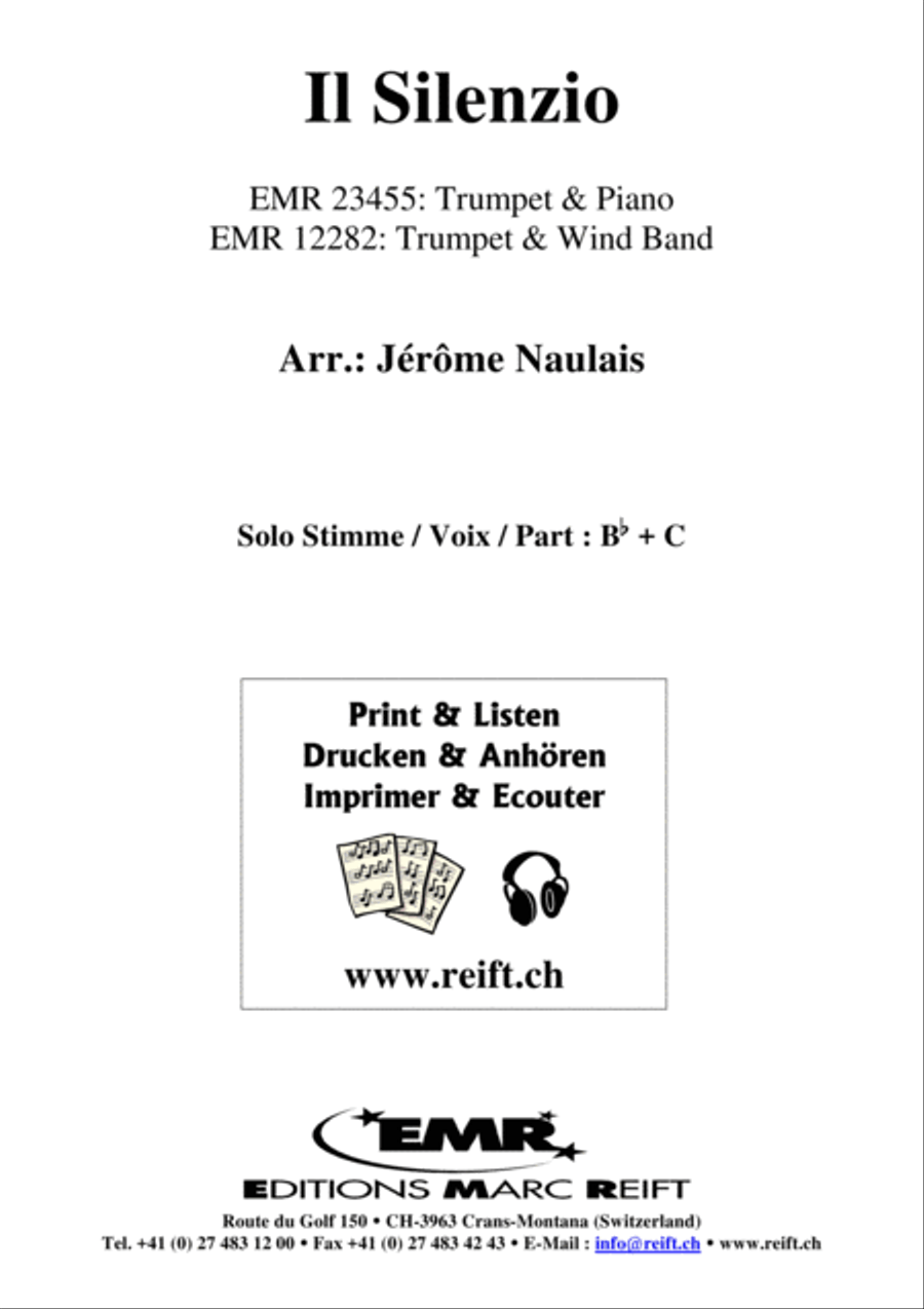 Il Silenzio Trumpet Solo scores gallery preview page 2