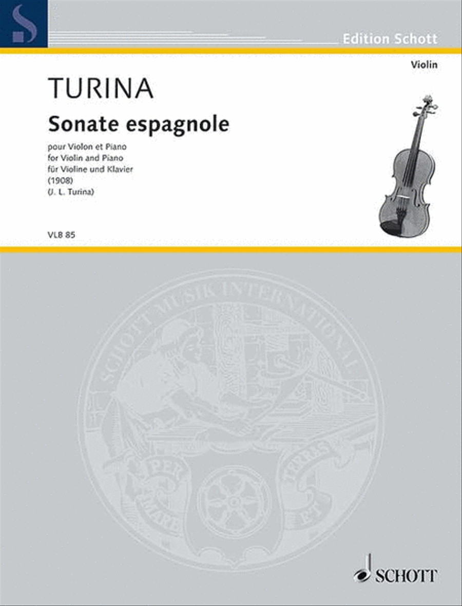 Sonata Espagnole Violin Solo scores gallery preview page 1