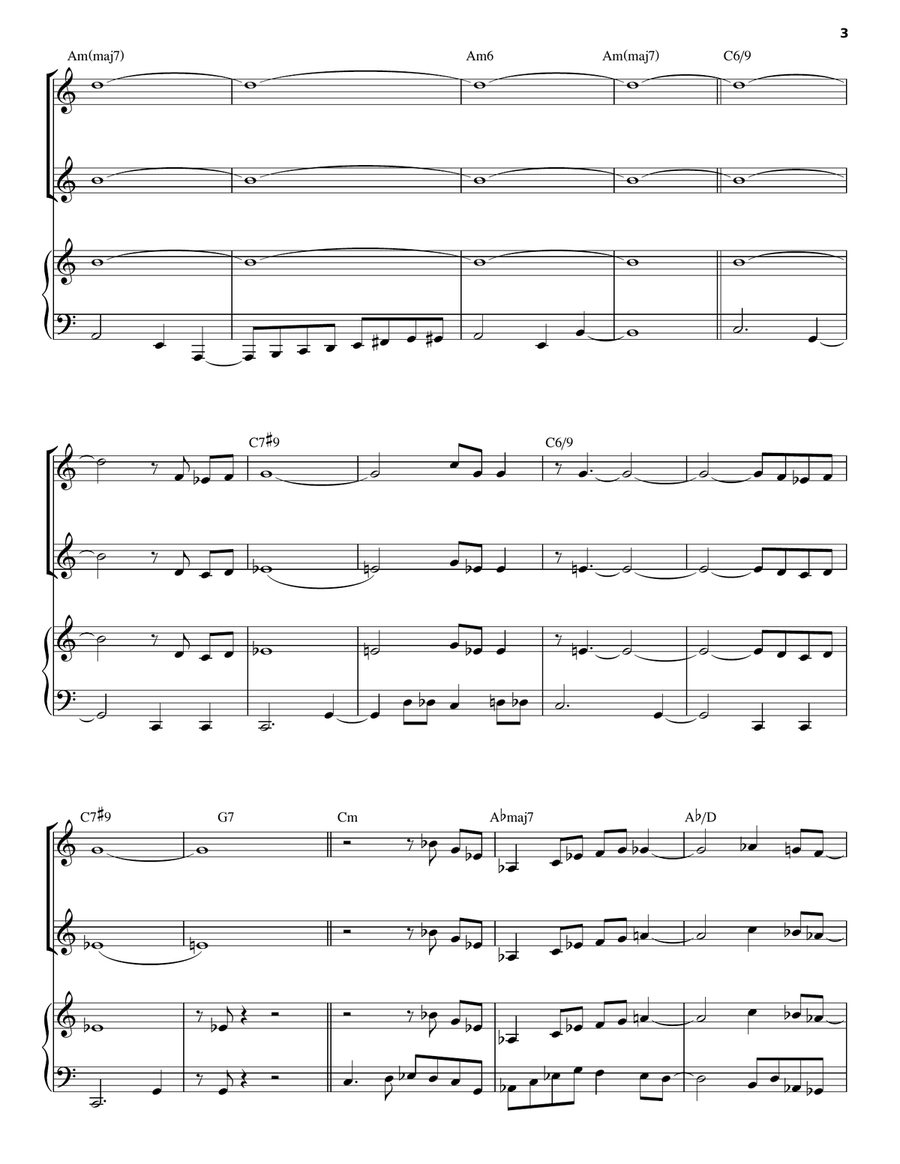 What A Friend What A Friend Piano, Vocal scores gallery preview page 3
