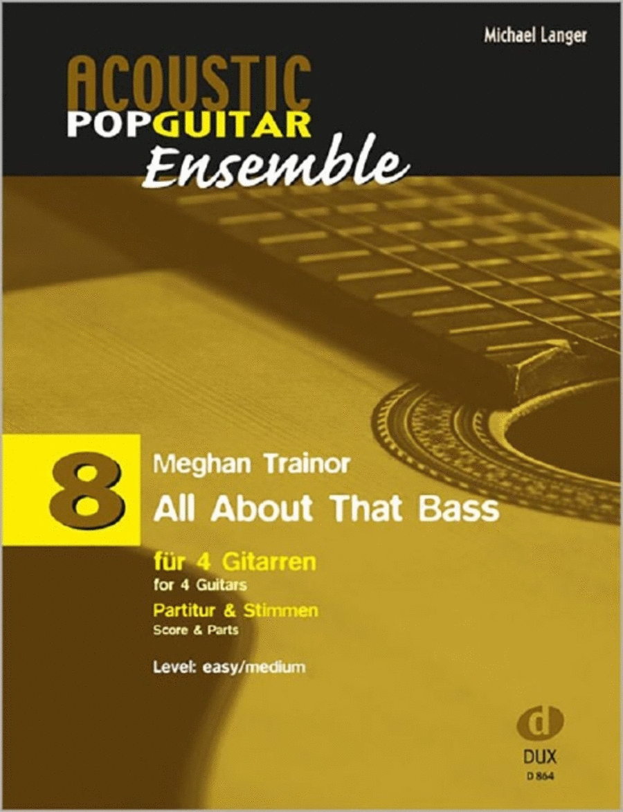 All About That Bass Guitar Ensemble scores gallery preview page 1