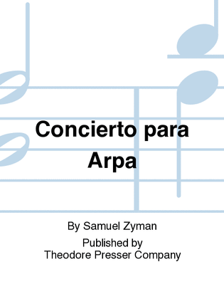 Book cover for Concierto para Arpa