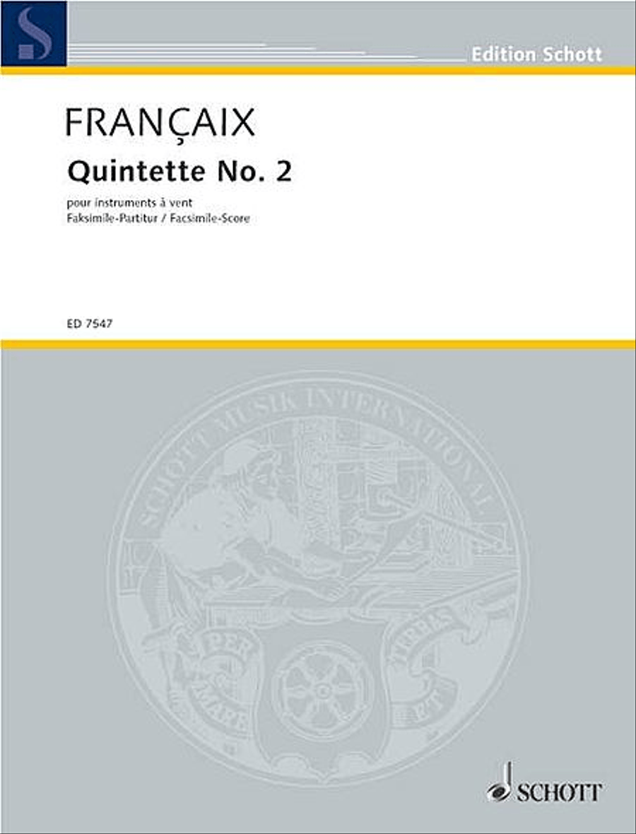 Wind Quintet No. 2 Woodwind Quintet scores gallery preview page 1